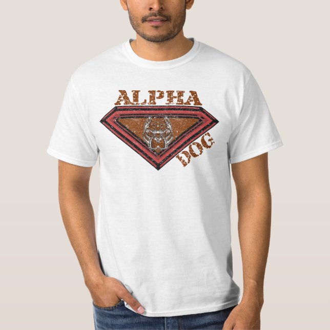 The Alpha Dog American Pitbull Hollywood Marvel T-Shirt (Vorderseite)