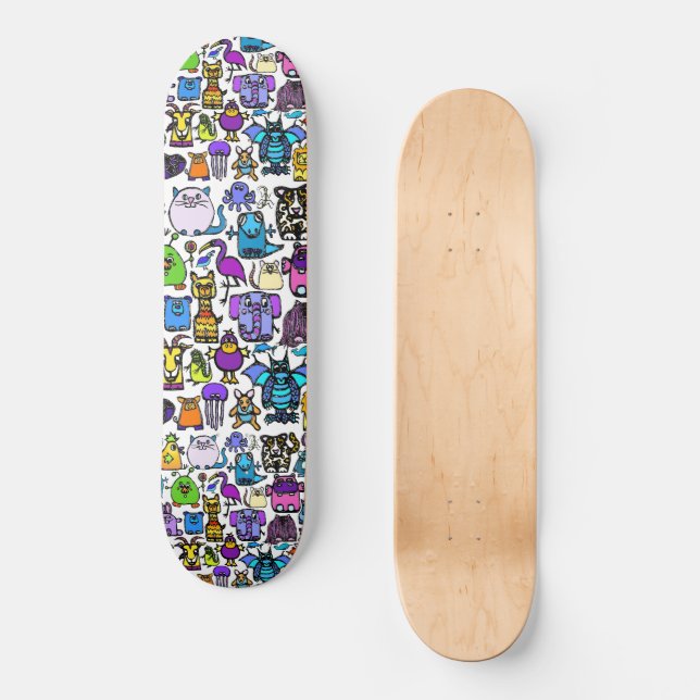 "the alphabet book" - Skateboard (Vorderseite)