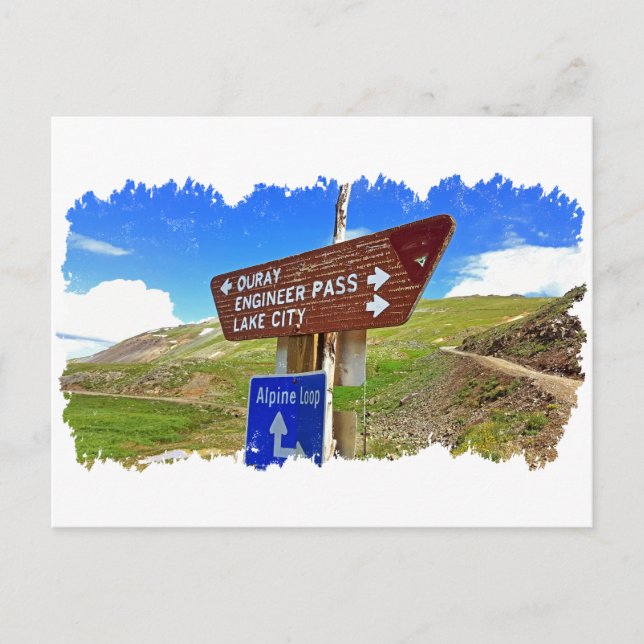The Alpine Loop Postkarte (Vorderseite)