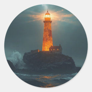 The Amber Lighthouse Sticker