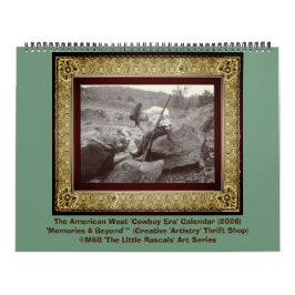 The American West 'Cowboy Era' (2026) Calendar Kalender