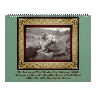 The American West 'Cowboy Era' (2026) Calendar Kalender
