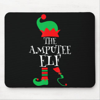 The Amputee Elf Christmas Funny Limb Surgery Joke  Mousepad