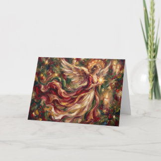 The Angel's Christmas Vigil Christmas Card Karte