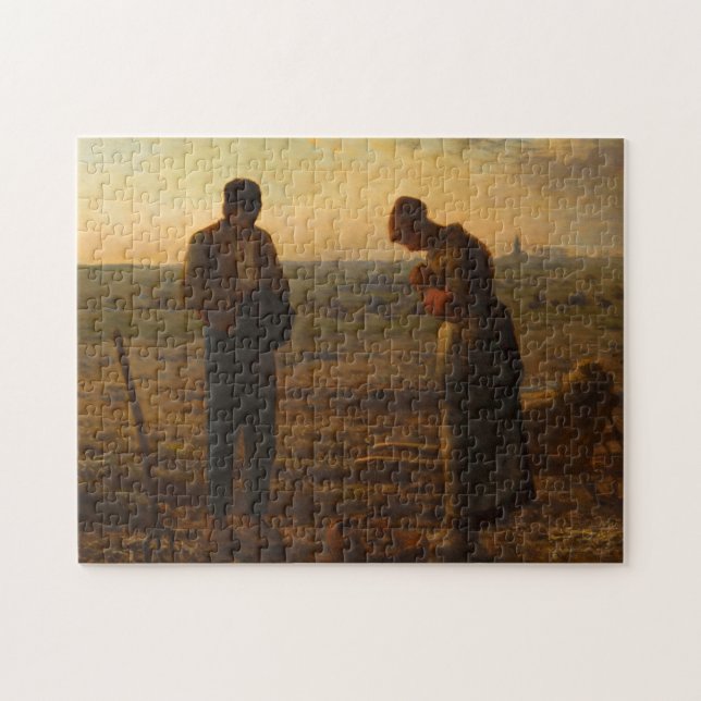 The Angelus, 1857-1859 von Jean-Francois Millet (Horizontal)