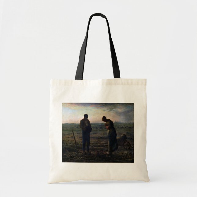 The Angelus, Jean-Francois Millet, 1857-1859 Tragetasche (Vorne)
