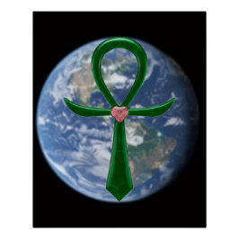 The Ankh Saves Our World Poster