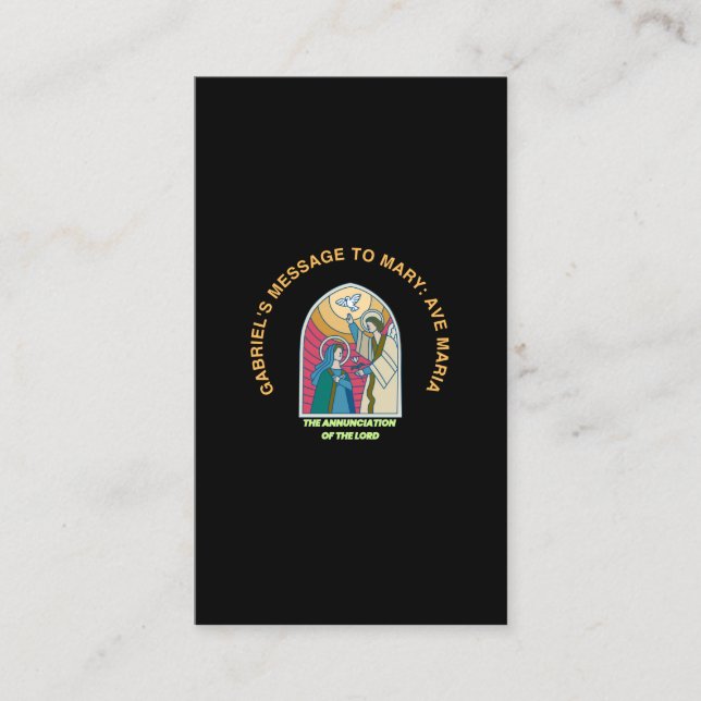 The Annunciation of the Lord Begleitkarte (Vorderseite)