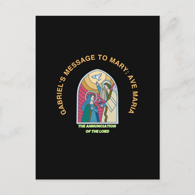 The Annunciation of the Lord Postkarte (Vorderseite)