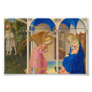 The Annunitation by Fra Angelico Fotodruck
