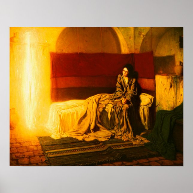 The Annunitation by Henry Ossawa Tanner Poster (Vorne)