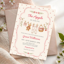 The Apple of Our Eye Clothesline Baby Shower