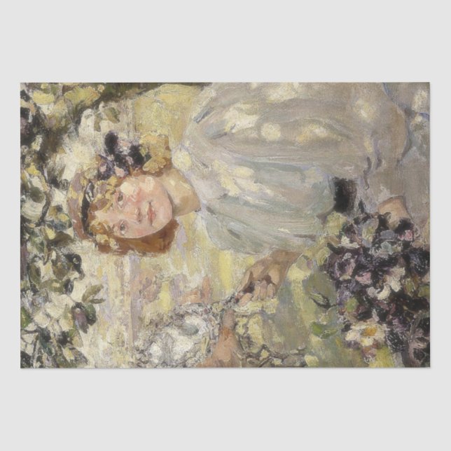 The Apple Tree (von Bessie MacNicol) Seidenpapier (Vorderseite)