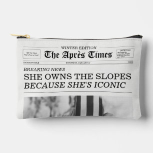 The Après Times Zeitung Sie besitzt die Hänge Zubehörtasche