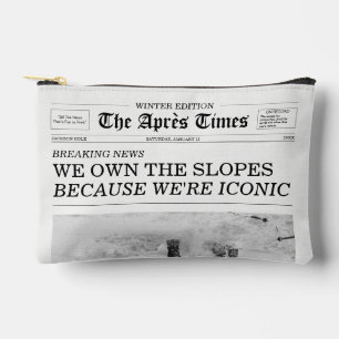 The Après Times Zeitung Wir Besitzen Die Hänge Zubehörtasche