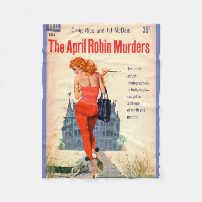 The April Robin Murders Fleecedecke (Vorderseite)