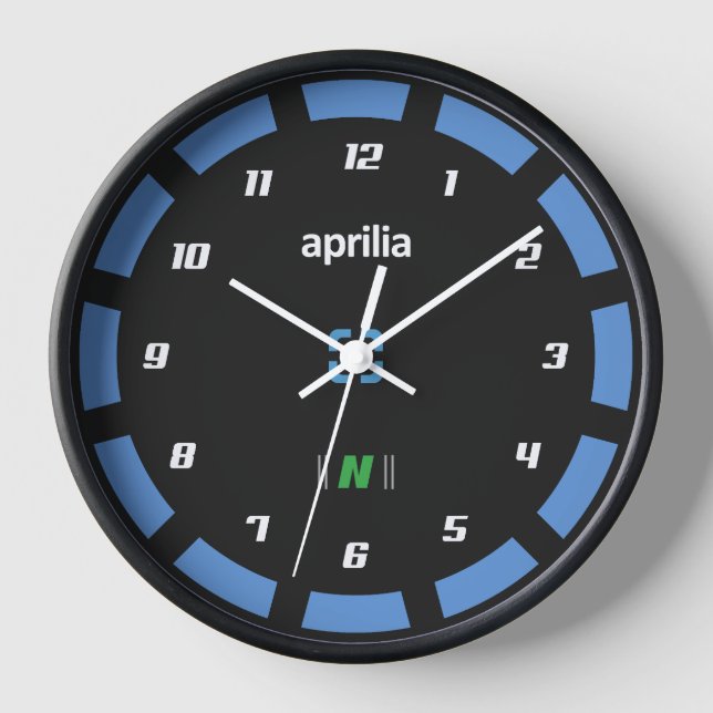 The Aprilia Clock Uhr (Vorderseite)