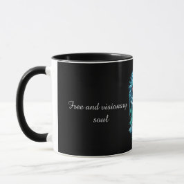 The Aquarius Lady: Luxury Two-Tone Mug