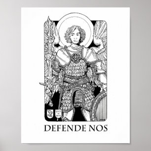 The Archangel Michael 8" x 10" Print Poster