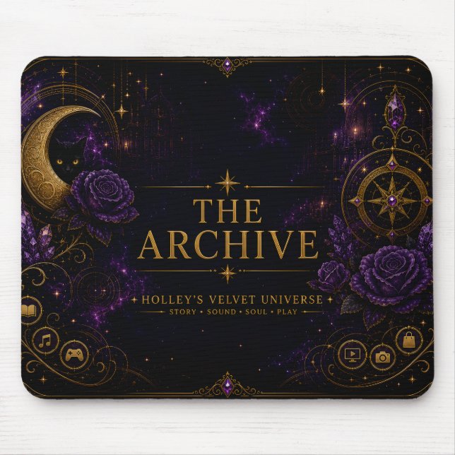 The Archive Gothic Celestial Galaxy Mauspad (Vorne)