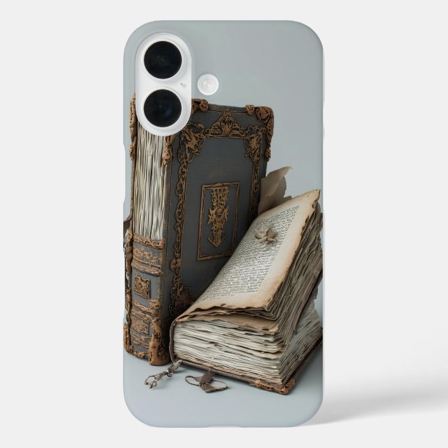 The Archivist's Secret iPhone 16 Hülle (Rückseite)