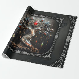  The Art Deco Tree of Life design Geschenkpapier