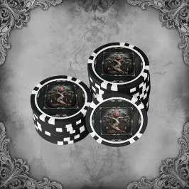  The Art Deco Tree of Life design.  Pokerchips