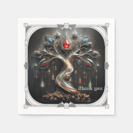  The Art Deco Tree of Life design.  Serviette
