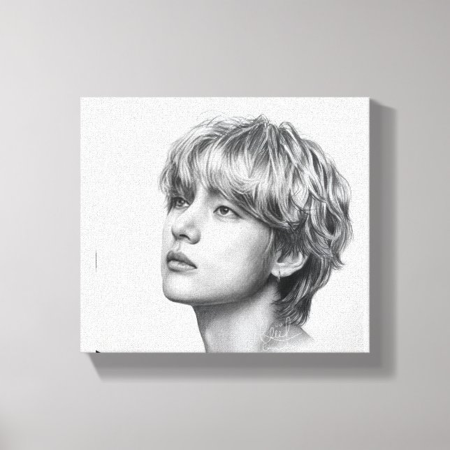 The Art Of The V - Most Handsome Man From Korea Leinwanddruck (Vorderseite)