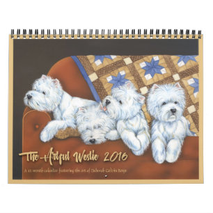 The Artful Westie 2016 Calendar Kalender