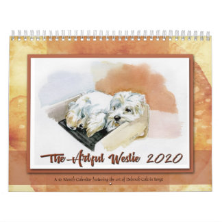 The Artful Westie Ein 12-Monats-Kalender von Borgo Kalender