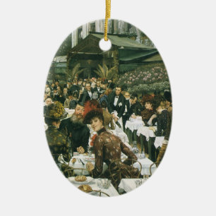 The Artist's Ladys by James Tissot, Vintag Art Keramikornament