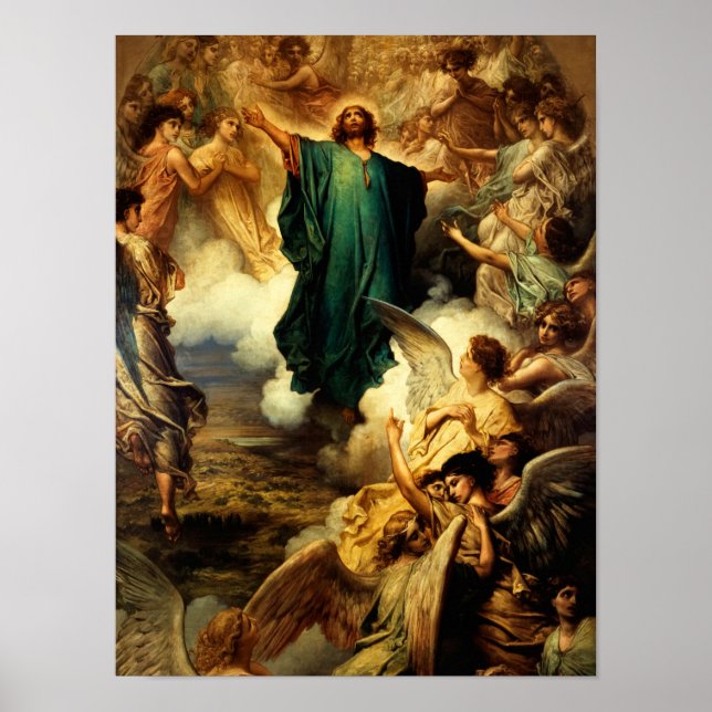 The Ascension, 1879 von Gustave Dore Poster (Vorne)