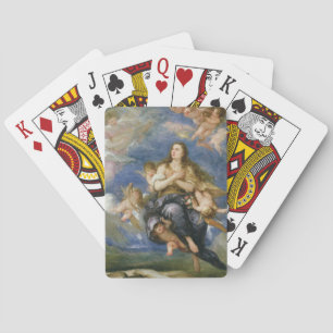 The Assumption of Mary Magdalene (oil on canvas) Spielkarten