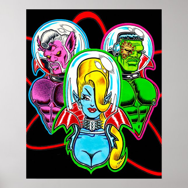 The Astro-Creeps™/Trio Poster (Vorne)