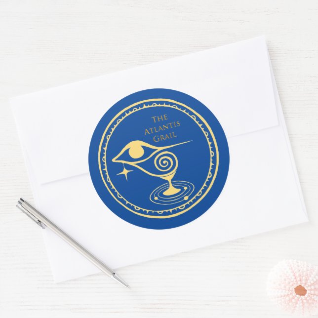 The Atlantis Grail - Series Logo Sticker (Umschlag)