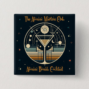 The Atomic Martini Club Atombomb-Cocktail Button
