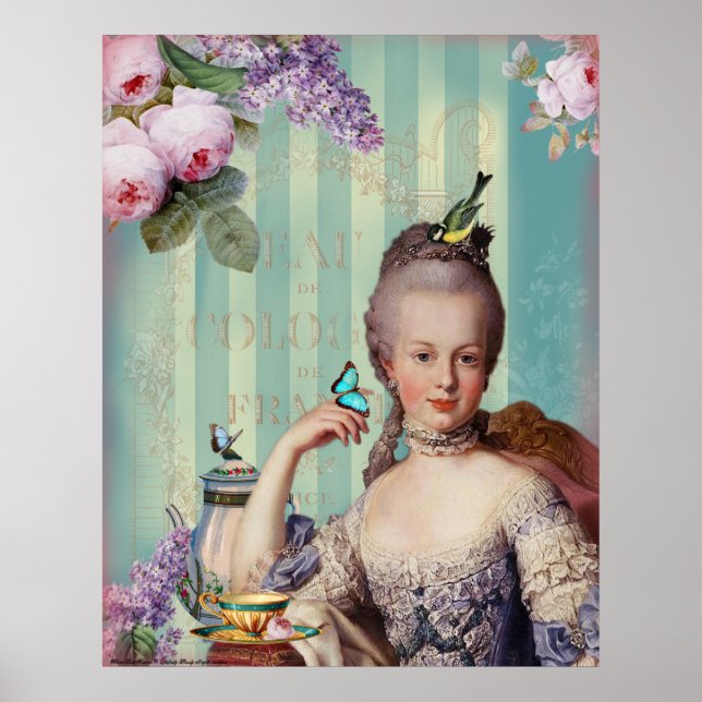 Thé au Petit Trianon Poster (Vorne)