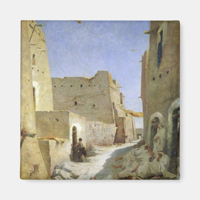 The Bab-El-Gharbi Road, Laghouat, 1859 Magnet (Vorne)
