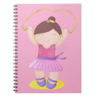 The Ballerina Jumping Rope Notizblock