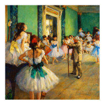 The Ballet Class by Edgar Degas