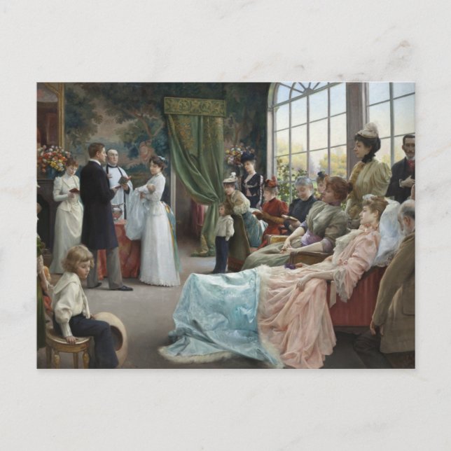The Baptism 1892 Postkarte (Vorderseite)