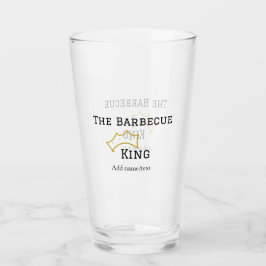 The Barbecue king crownadd name text cooking best Glas