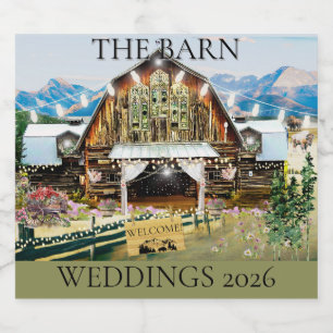The Barn Weddings 2026 Folder Labels