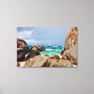 The Baths, Virgin Gorda, Britische Jungferninseln Leinwanddruck
