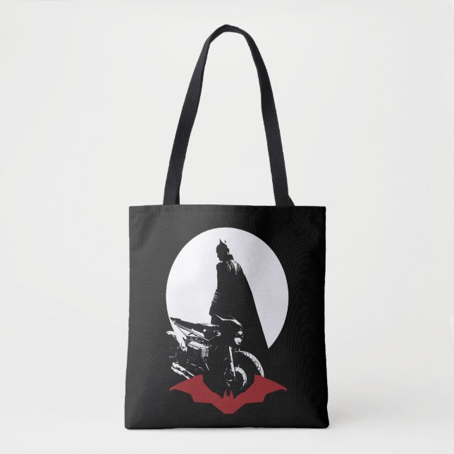 The Batman Motorcycle Silhouette Tasche (Vorderseite)