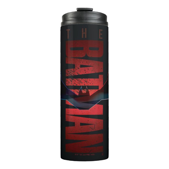 The Batman Vertical Logo Thermosbecher (Vorderseite)