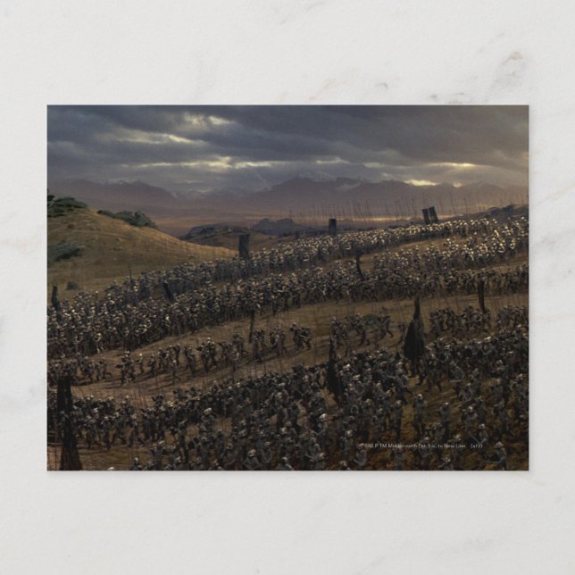 The Battle of the Pelennor Fields Postkarte (Vorderseite)