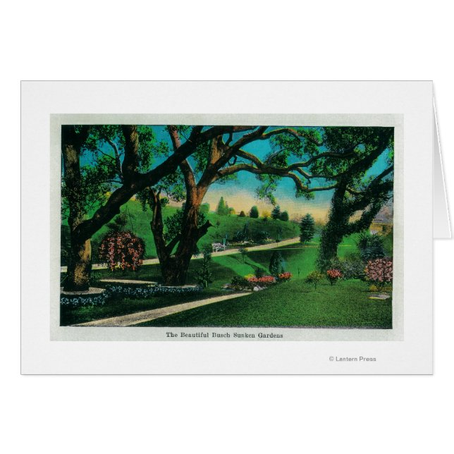 The Beautiful Busch Sunken GardensPasadena, CA (Vorderseite (Horizontal))