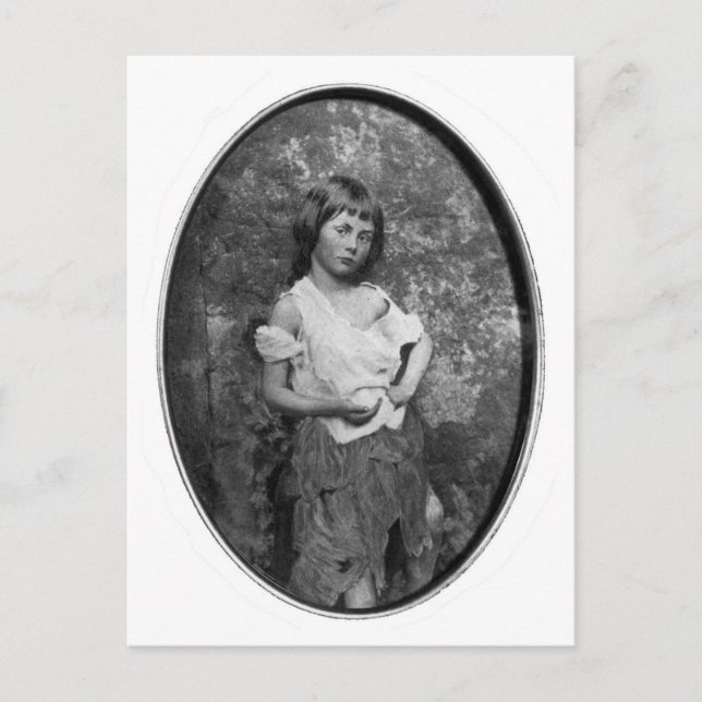 The Beggar Maid / Alice Liddell ~ 1859 Postkarte (Vorderseite)